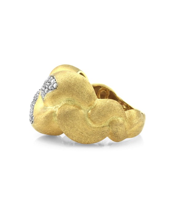 Nanis Cachemire Pave Diamond Ring in Gold